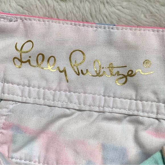 Lilly Pulitzer 19277 Women's Pink White The Callahan Short in Out of the Sea 4 - Picture 10 of 12